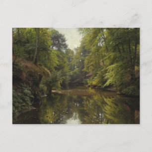 Peder Monsted - Wooded River Ligcape Vykort
