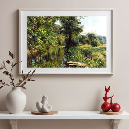 Peder Mork Monsted reflektion över Vår Poster