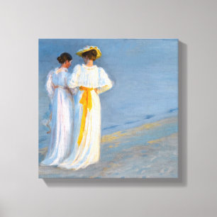Peder Severin Kroyer - Anna Ancher & Marie Kroyer Canvastryck