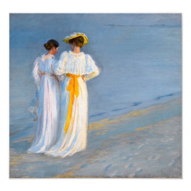 Peder Severin Kroyer - Anna Ancher & Marie Kroyer Fototryck (Framsidan)