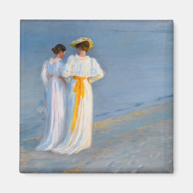 Peder Severin Kroyer - Anna Ancher & Marie Kroyer Magnet (Framsidan)