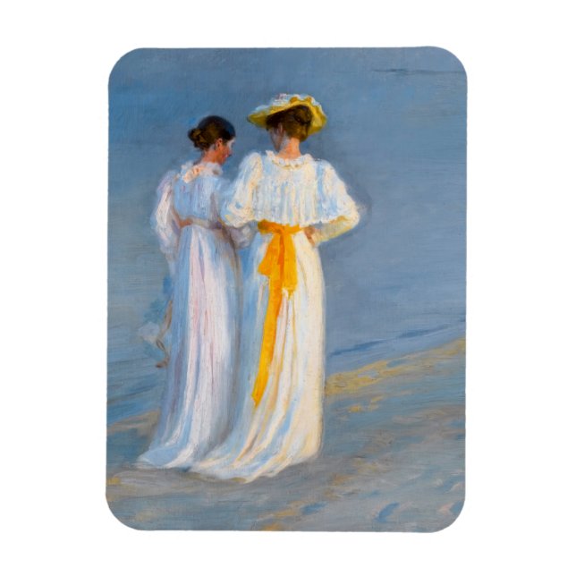 Peder Severin Kroyer - Anna Ancher & Marie Kroyer Magnet (Vertikal)