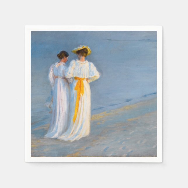 Peder Severin Kroyer - Anna Ancher & Marie Kroyer Pappersservett (Framsidan)