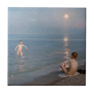 Peder Severin Kroyer - Boys Bathing på Skagen Kakelplatta