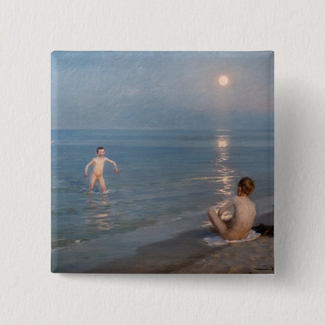 Peder Severin Kroyer - Boys Bathing på Skagen Knapp (Framsida)