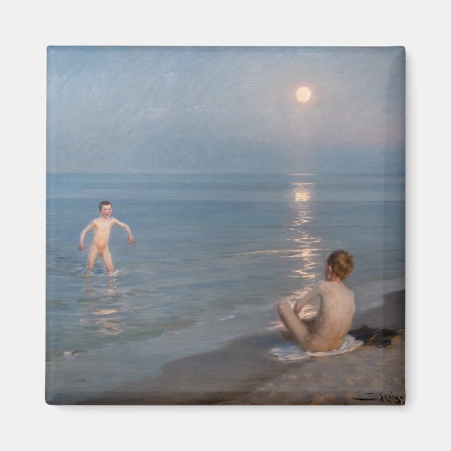 Peder Severin Kroyer - Boys Bathing på Skagen Magnet (Framsidan)