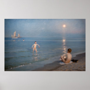 Peder Severin Kroyer - Boys Bathing på Skagen Poster