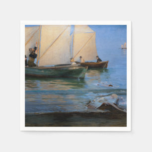 Peder Severin Kroyer - Fiskebåtar Pappersservett