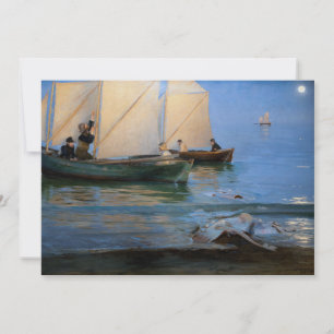 Peder Severin Kroyer - Fiskebåtar Tack Kort