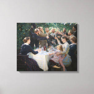 Peder Severin Krøyer - Hip, Hip, Hurra! Canvastryck