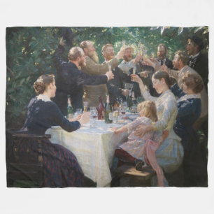 Peder Severin Kroyer - Hip, Hip, Hurra! Fleecefilt