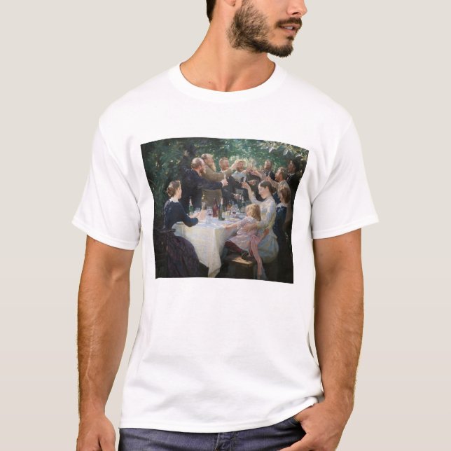 Peder Severin Kroyer - Hip, Hip, Hurra! T Shirt (Framsida)