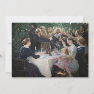 Peder Severin Kroyer - Hip, Hip, Hurra! Tack Kort
