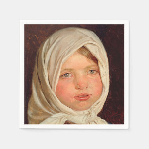 Peder Severin Kroyer - lilla flicka från Hornbaek Pappersservett