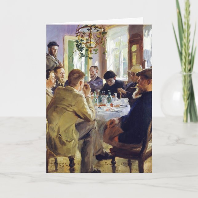 Peder Severin Kroyer - Lunchtime Kort (Framsida)