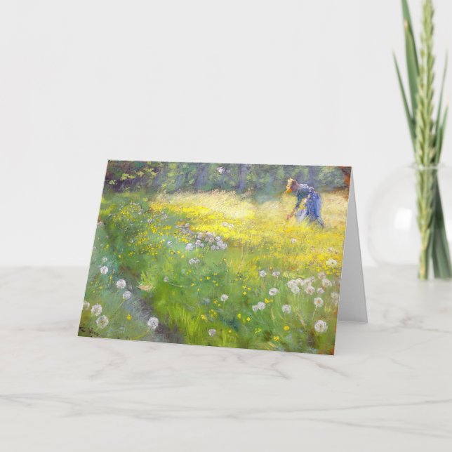 Peder Severin Kroyer - Marie Kroyer i Garden Kort (Framsida)