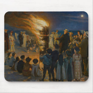 Peder Severin Kroyer - Midsommars Kväll Bonfire Musmatta