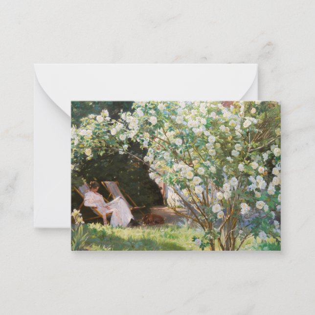 Peder Severin Kroyer - Ro Anteckningskort (Framsida)