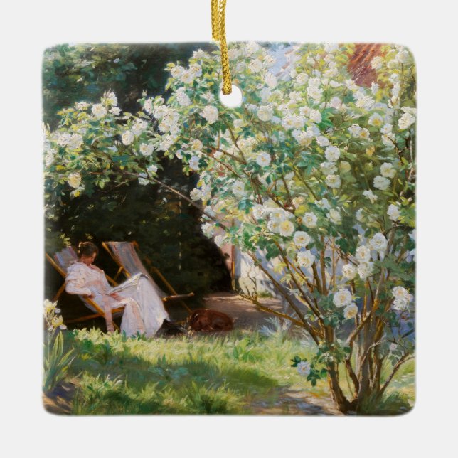 Peder Severin Kroyer - Ro Julgransprydnad Keramik (Framsida)