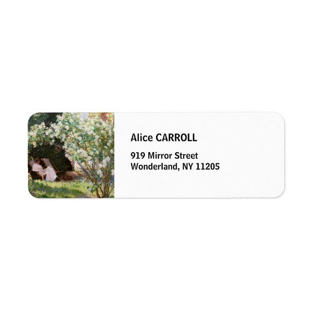 Peder Severin Kroyer - Ro Returadress Etikett (Framsidan)