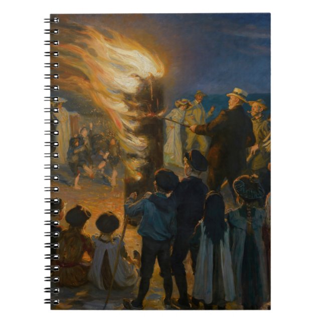 Peder Severin Krøyer - Sankthansbål Anteckningsbok (Framsidan)