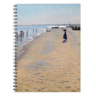 Peder Severin Kroyer - Sommardag på Skagens strand Anteckningsbok