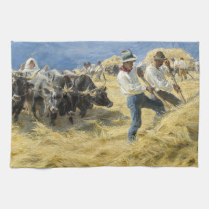 Peder Severin Kroyer - Threshing i Abruzzerna Kökshandduk