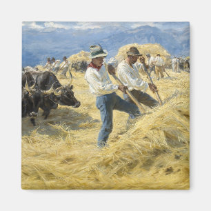 Peder Severin Kroyer - Threshing i Abruzzerna Magnet