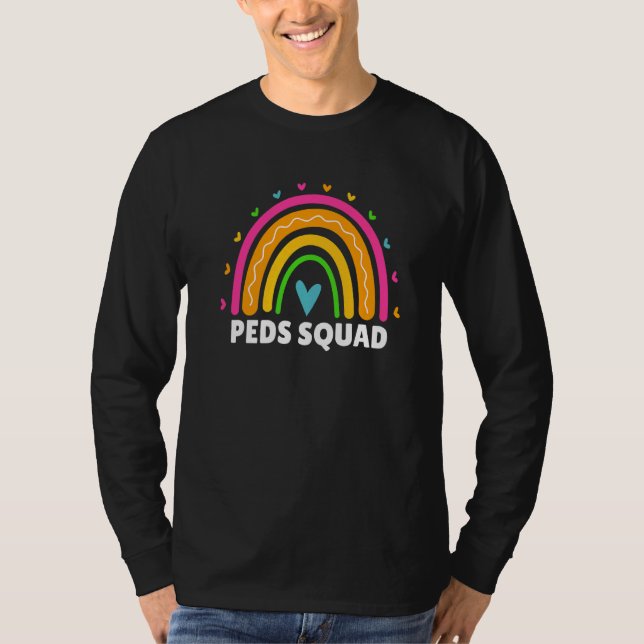 Peder Squad Pediatriska sjuksköterskor Peder Pedia T Shirt (Framsida)