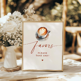 Pedestal för möhippa-kaffe poster