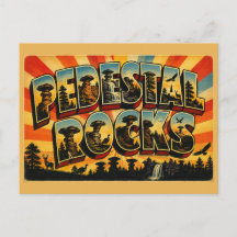 Pedestal Rocks Arkansas Sandstens Hoodoos Konst