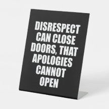 Pedestal-tecken för inspirationskänk