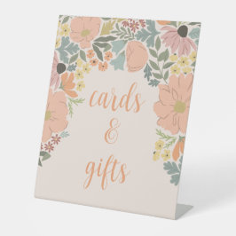 Pedestal-tecken för Möhippa av blommigt