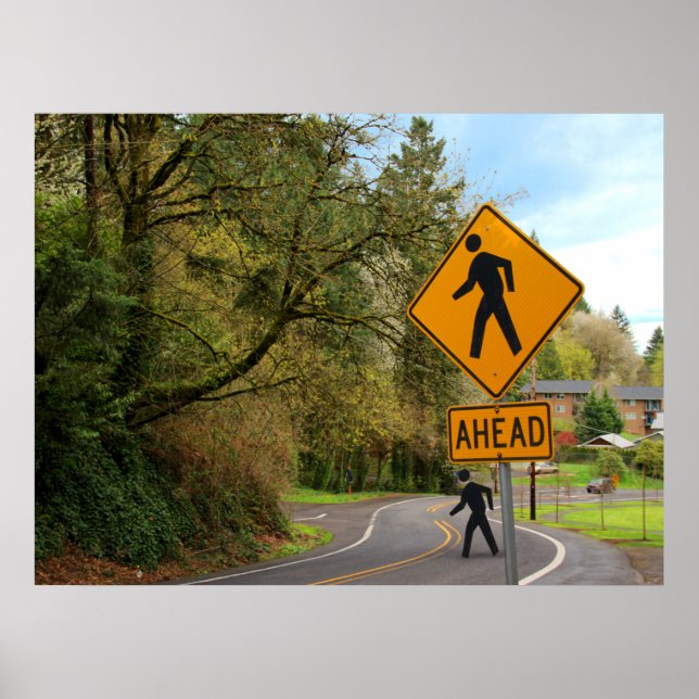 Pedestrian Crossing Poster (Framsidan)