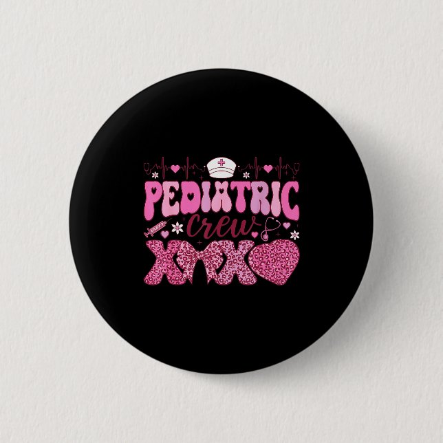 Pediatric Crew Xoxo Nurse Valentines Day Coquette  Knapp (Framsida)