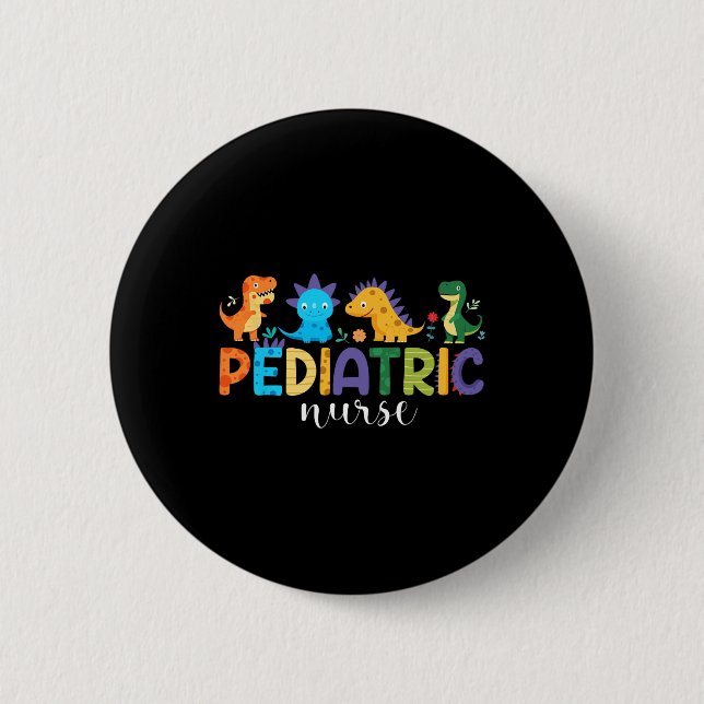Pediatric Nurse Peds Nursing Dinosaur Appreciation Knapp (Framsida)