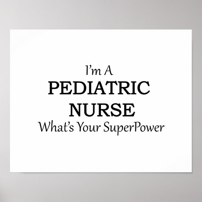 PEDIATRIC NURSE POSTER (Framsidan)