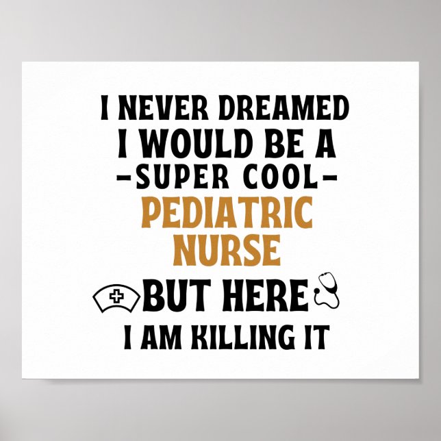 PEDIATRIC NURSE POSTER (Framsidan)