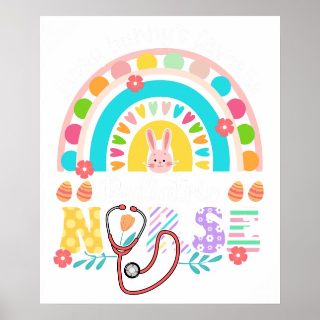 pediatric nurse, retro, vintage poster (Framsidan)