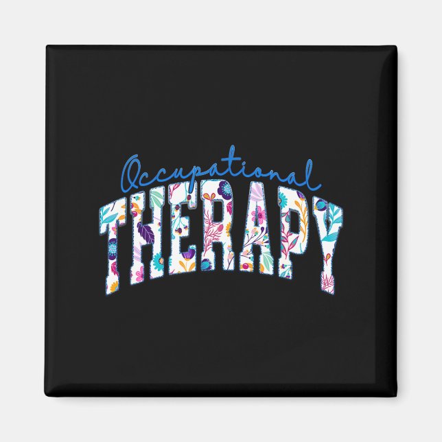 Pediatric Occupational Therapy Therapist Ot Design Magnet (Framsidan)