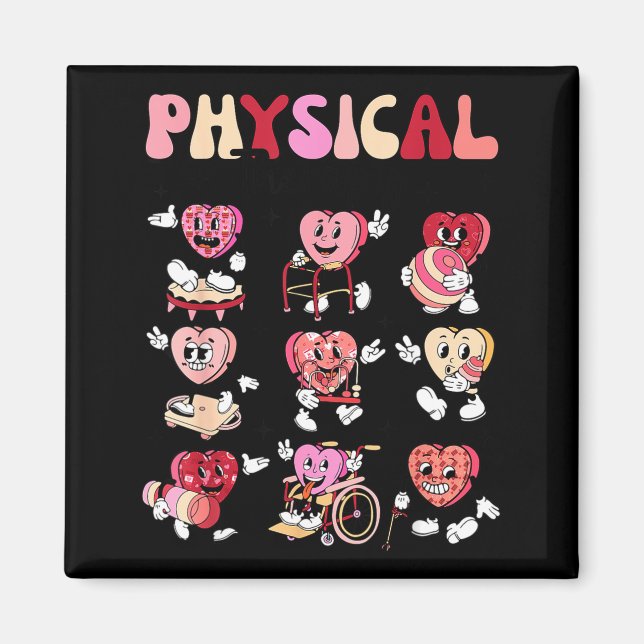 Pediatric Physical Therapy Pt Pta Happy Valentine' Magnet (Framsidan)