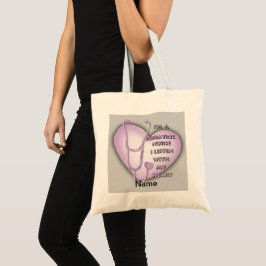 Pediatric sjuksköterska med Purple Heart Tygkasse