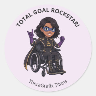 Pediatric Therapy Superhero Reward Sticker Runt Klistermärke