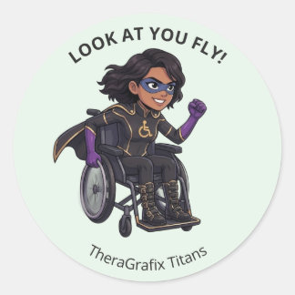 Pediatric Therapy Superhero Reward Sticker Runt Klistermärke