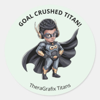 Pediatric Therapy Superhero Reward Sticker Runt Klistermärke