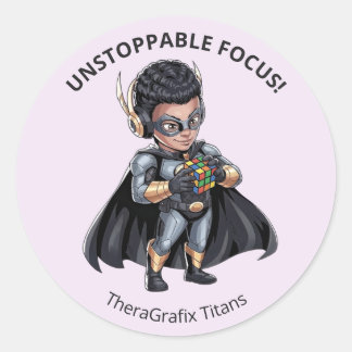 Pediatric Therapy Superhero Reward Sticker Runt Klistermärke