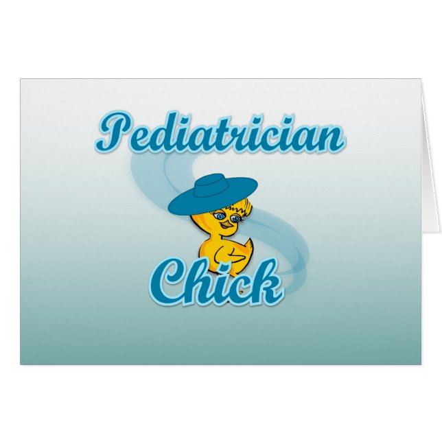 Pediatriciska Chicken #3 Hälsningskort (Framsidan Horizontal)