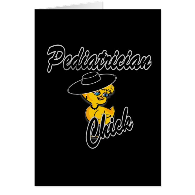 Pediatriciska Chicken #4 Hälsningskort (Framsidan)