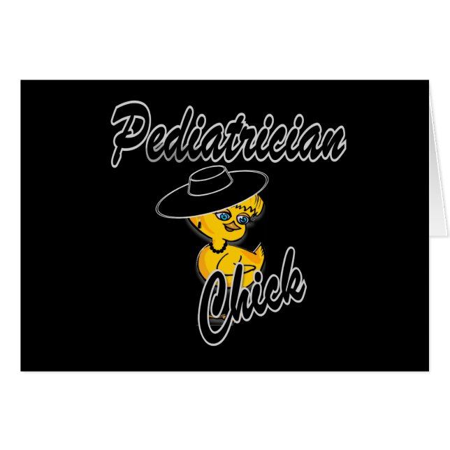 Pediatriciska Chicken #4 Hälsningskort (Framsidan Horizontal)