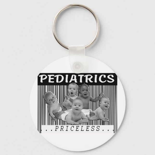 PEDIATRIK - OBETALBAR BARCODE NYCKELRING (Framsida)